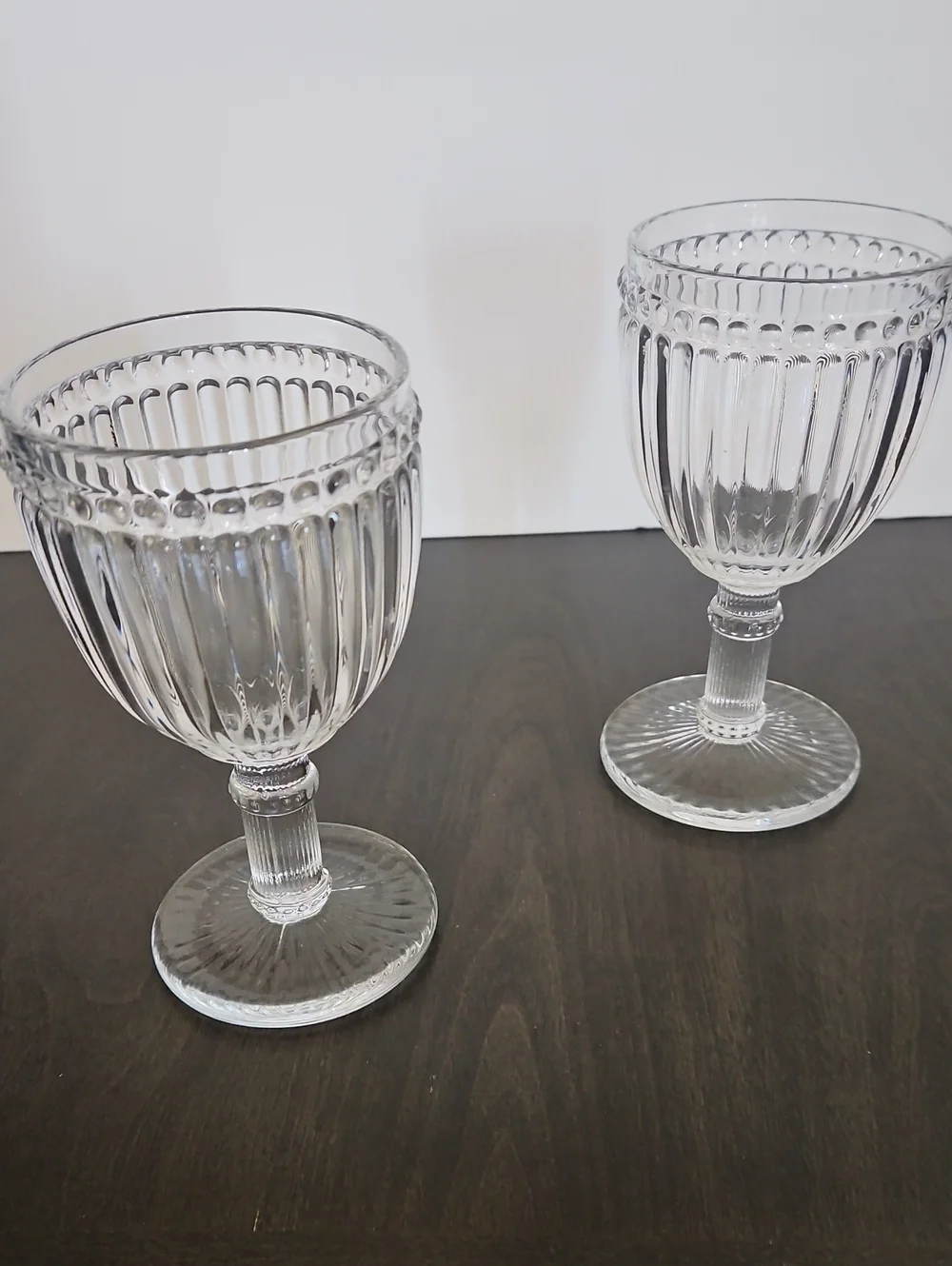 Piet 1 Set Of 2 Ckear Glass Watet Glasses